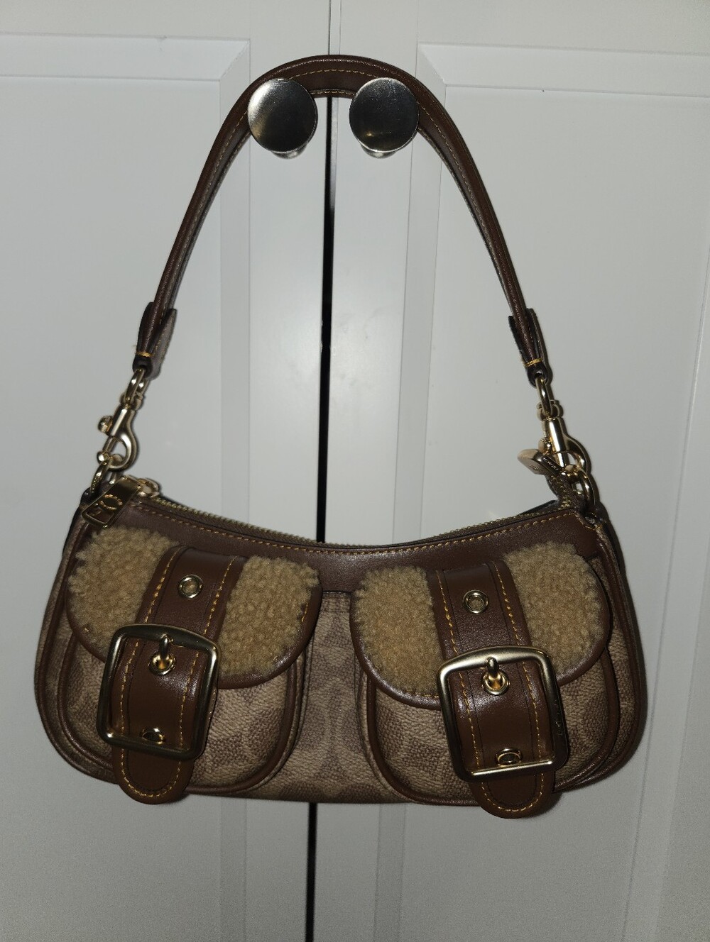 Coach Ashton Bag Signature Canvas Brown
